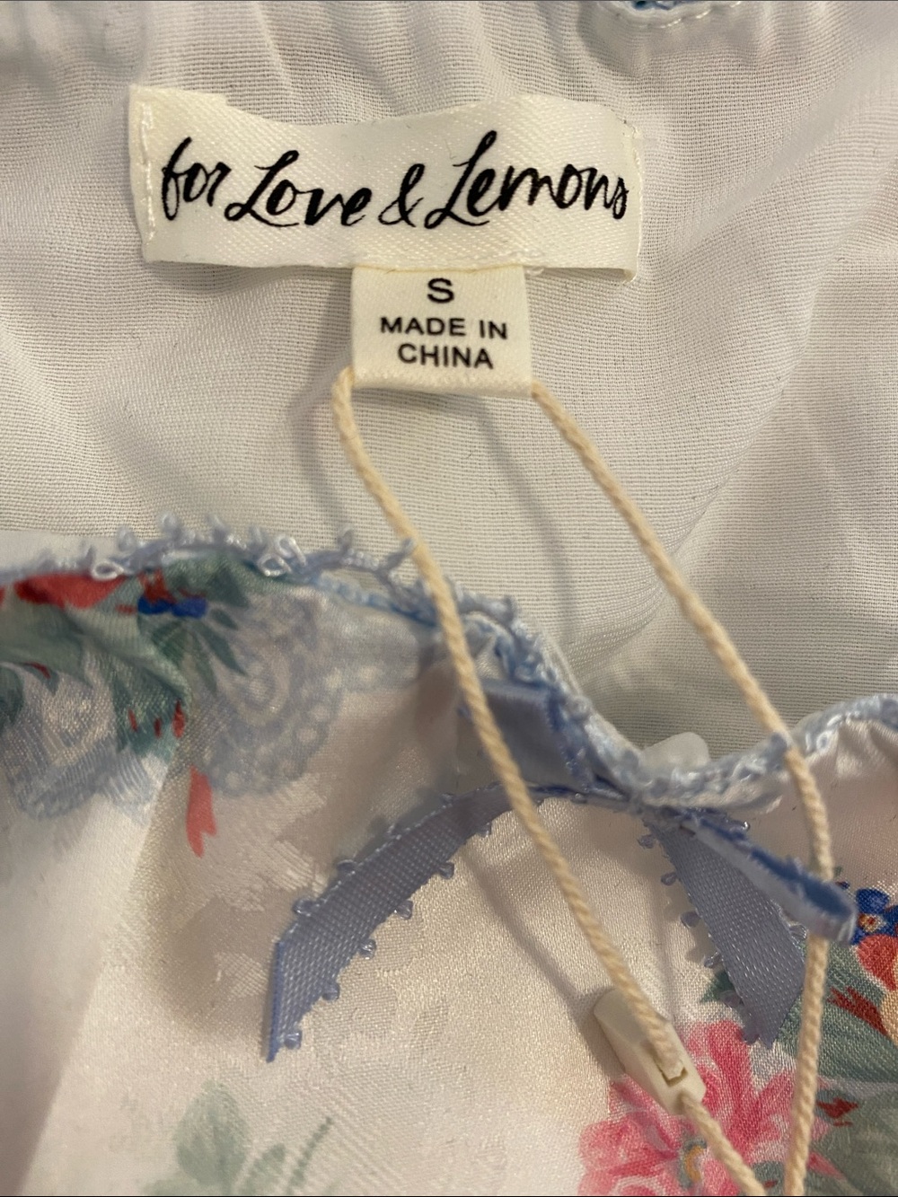 NWT For Love And Lemons Doily Bouquet Midi Skirt - Picture 8 of 9